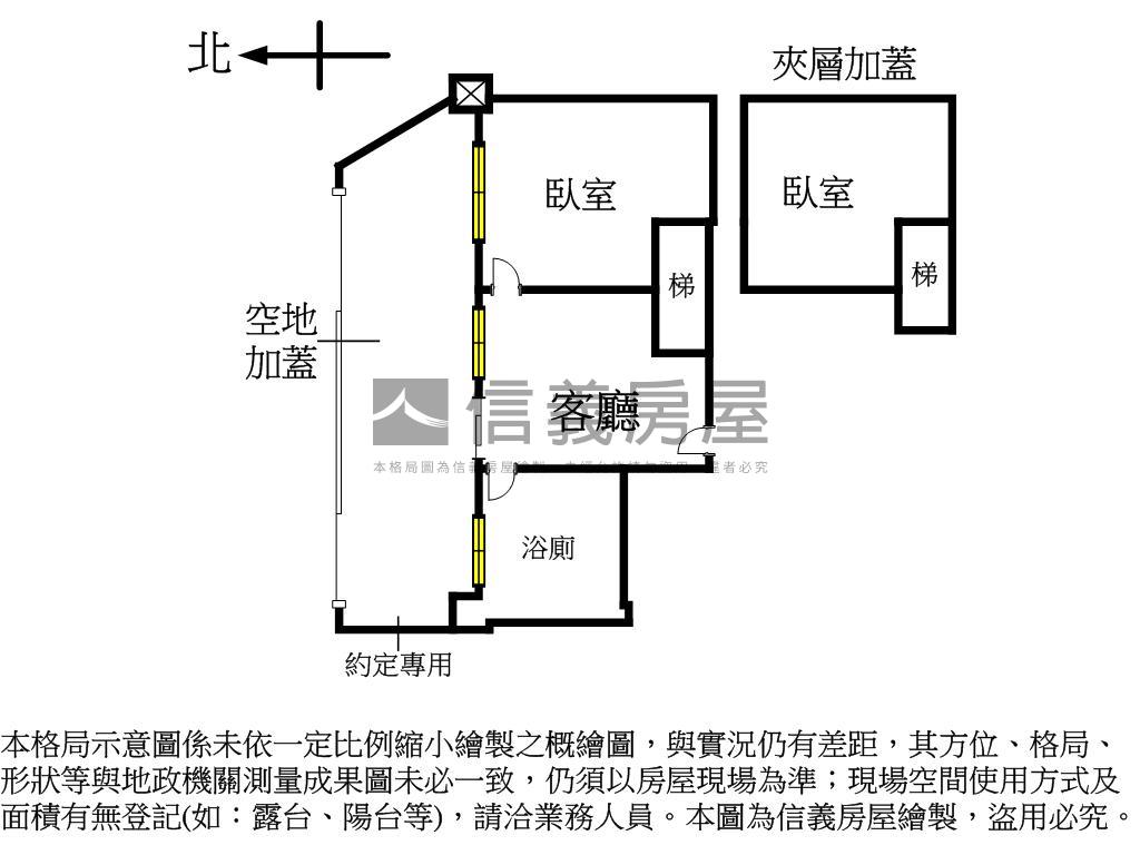 【松融】壹樓約定專用庭院房屋室內格局與周邊環境