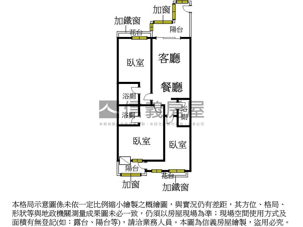 夯⭐三房三衛直接入住房屋室內格局與周邊環境