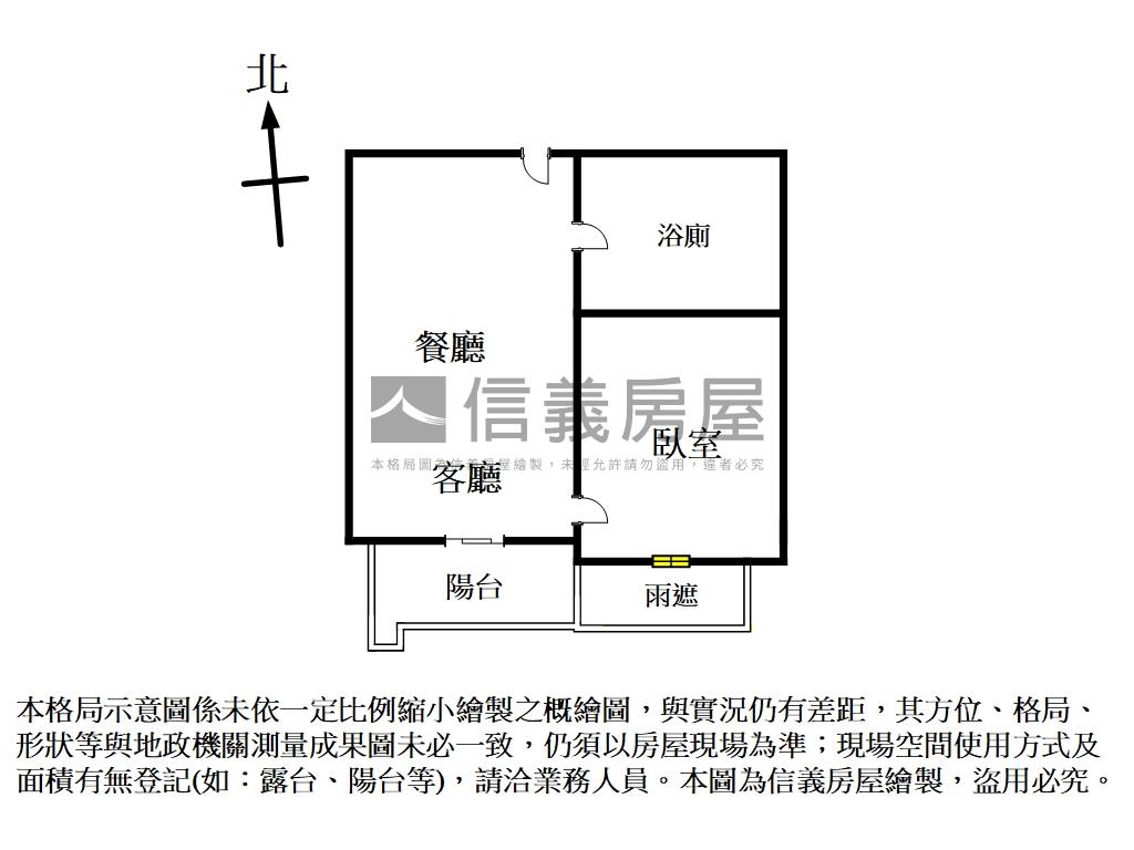 ＮＹ景觀別緻唯美一房房屋室內格局與周邊環境