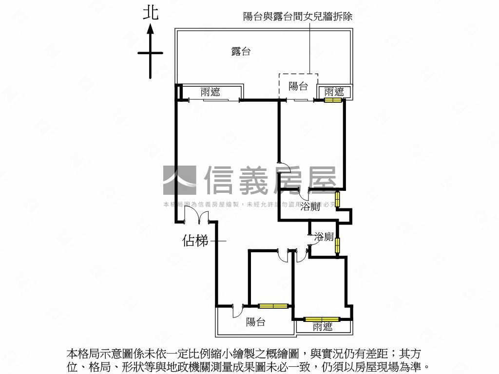 大直貴朵明亮好屋房屋室內格局與周邊環境