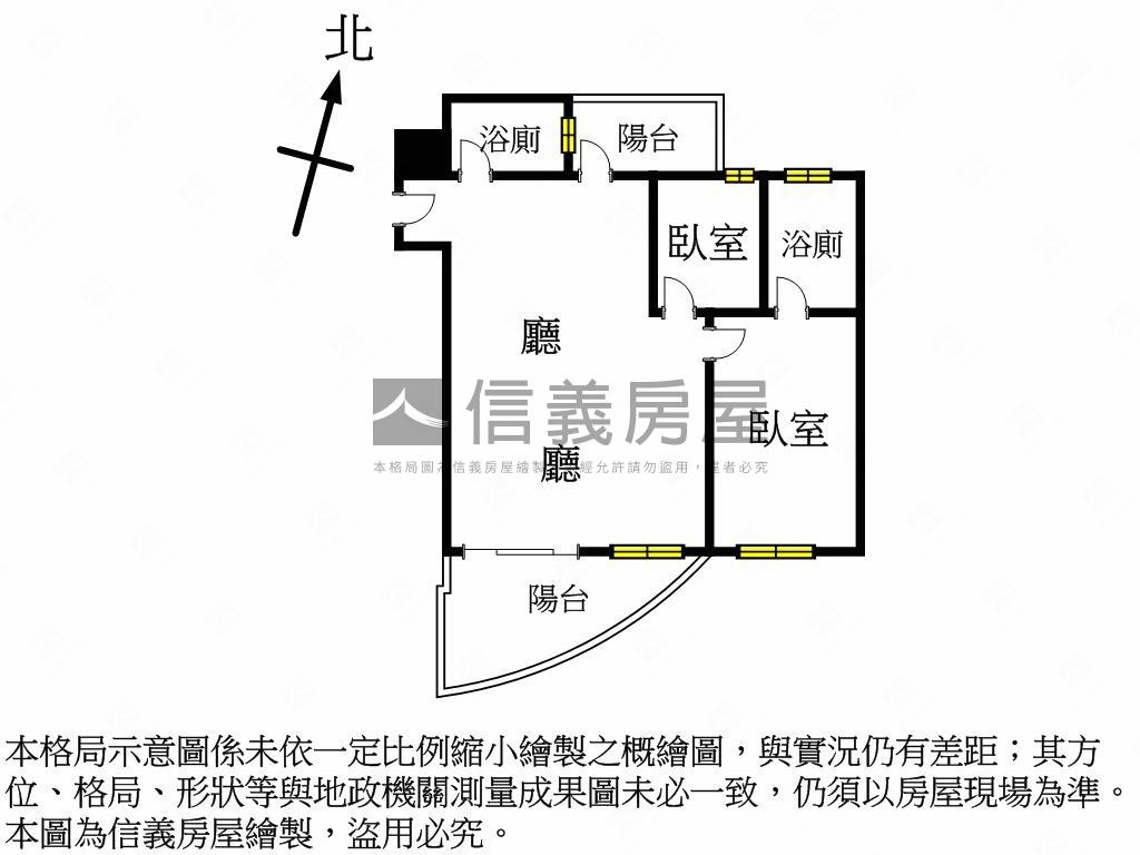 多城市景觀全新美裝房屋室內格局與周邊環境