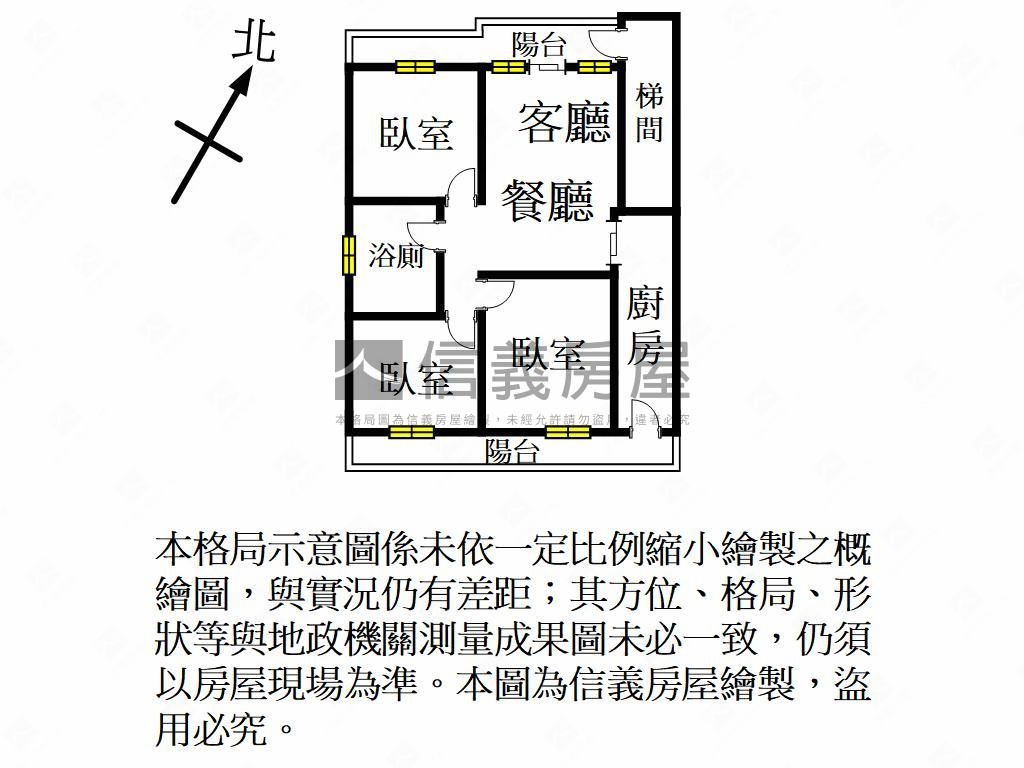 近未來捷運站三房美寓房屋室內格局與周邊環境