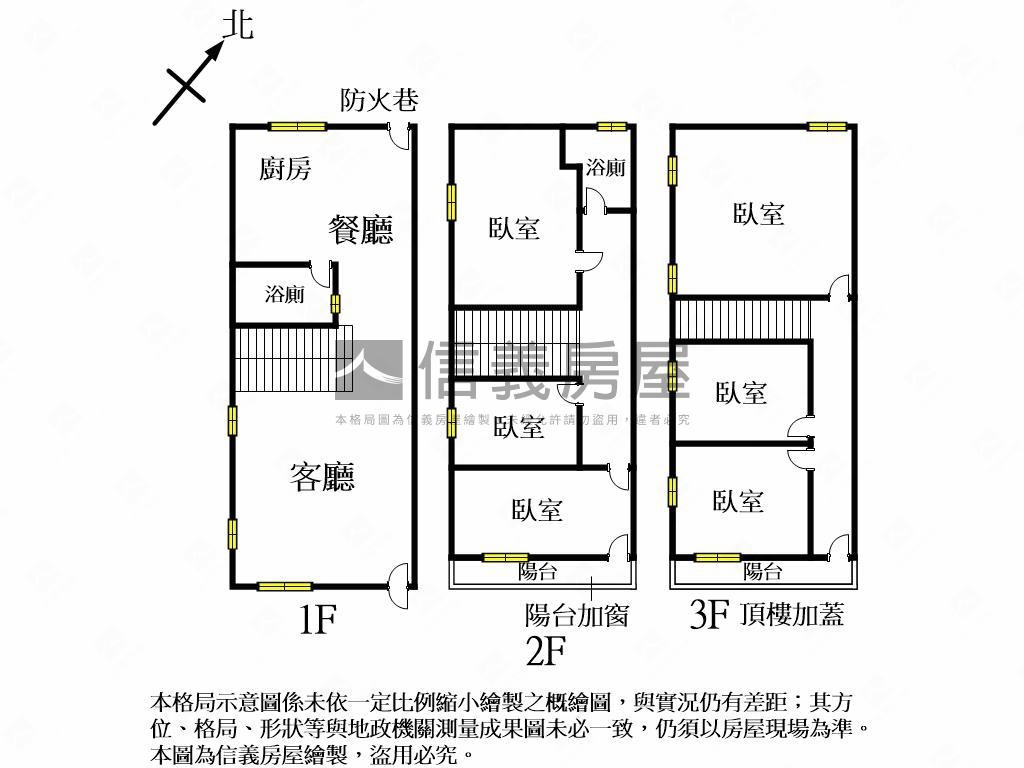 逢甲靜巷內透天房屋室內格局與周邊環境
