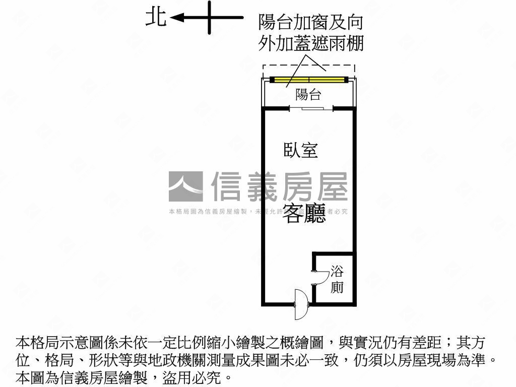 獨立陽台˙精緻套房房屋室內格局與周邊環境