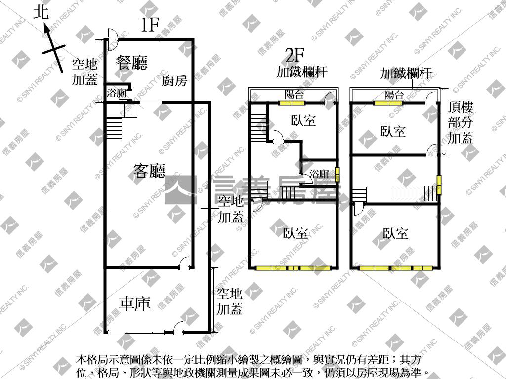 【新案】坐北朝南裝潢透天房屋室內格局與周邊環境