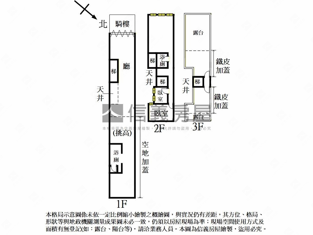 西大路大透天房屋室內格局與周邊環境