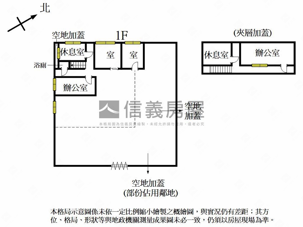 ✨北陽面寬乙工廠房房屋室內格局與周邊環境