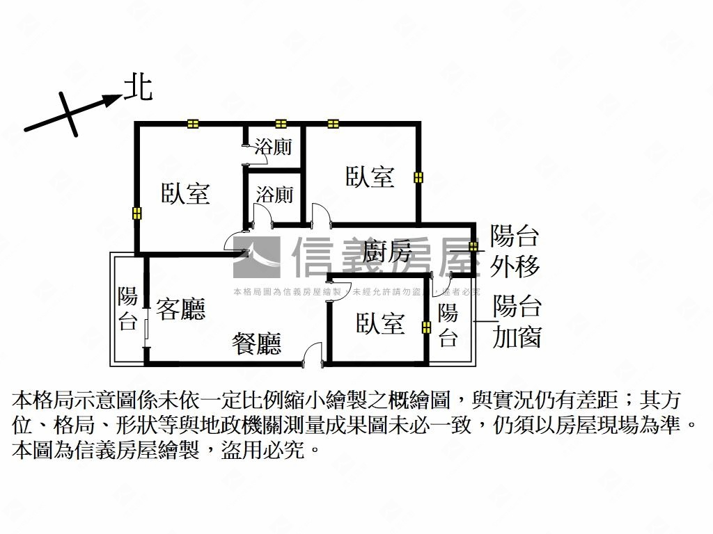 博愛街水水三房房屋室內格局與周邊環境