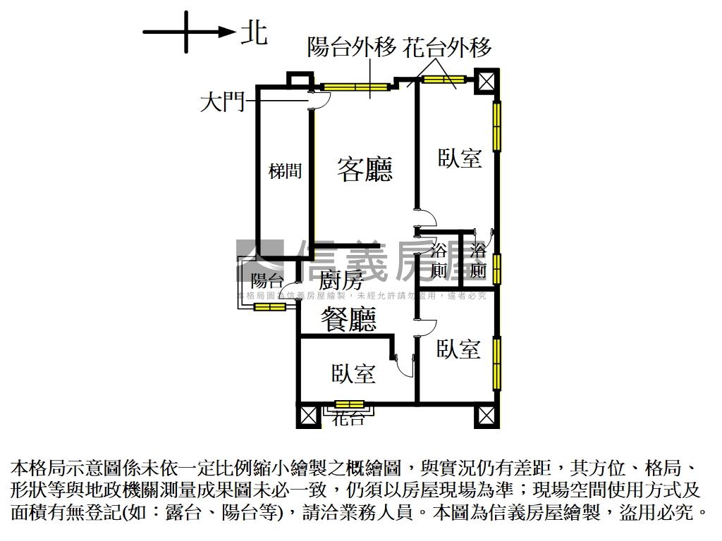 專任委託大直岳陽樓房屋室內格局與周邊環境