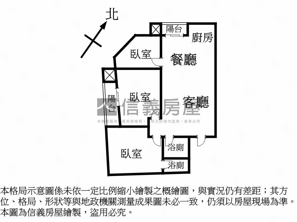 近逢甲惠來河畔美三房房屋室內格局與周邊環境