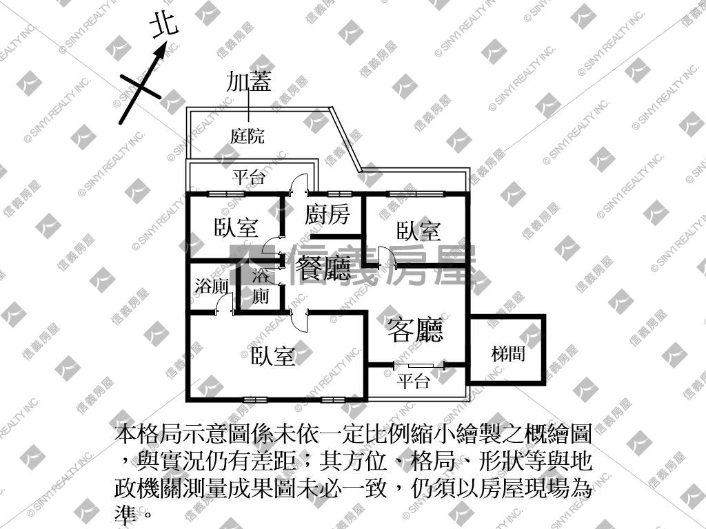 喜洋洋大三房房屋室內格局與周邊環境