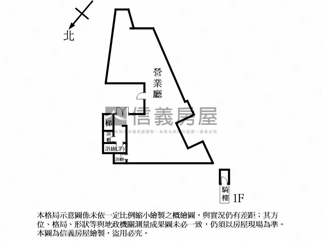 林森路上百坪大空間房屋室內格局與周邊環境