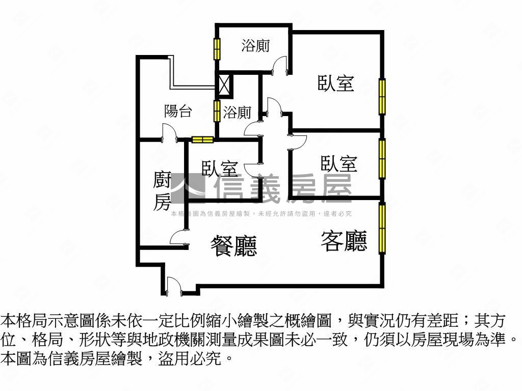 珍藏●德鄰豊大三房車位房屋室內格局與周邊環境