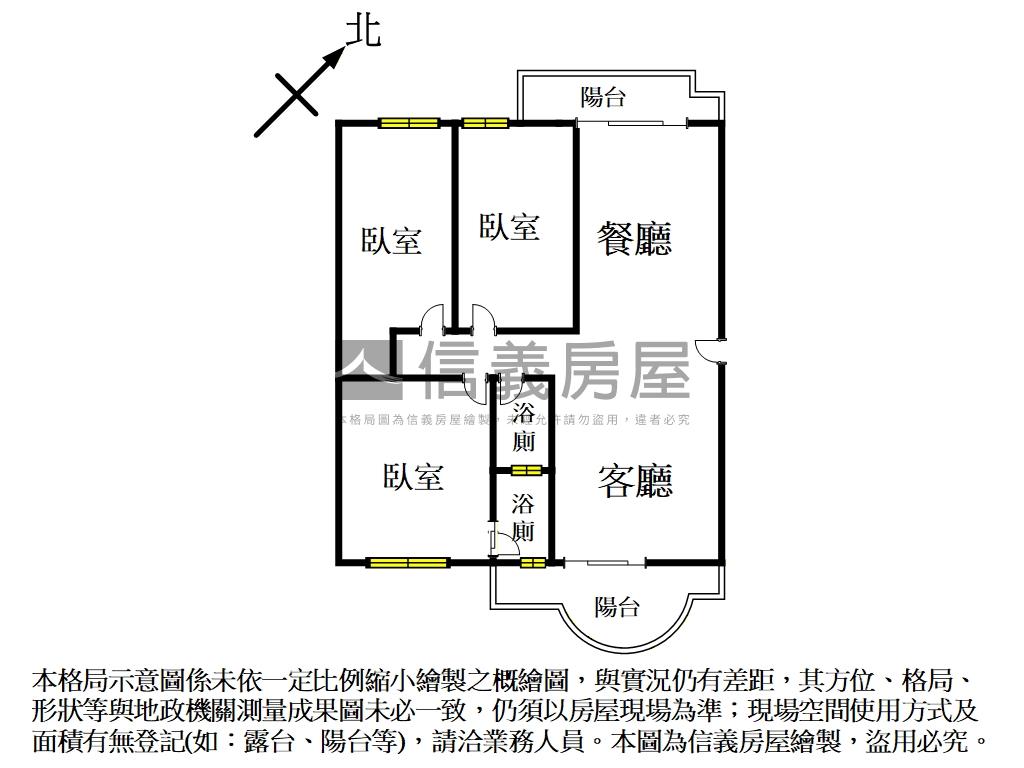 鼎宇春天三房平車房屋室內格局與周邊環境