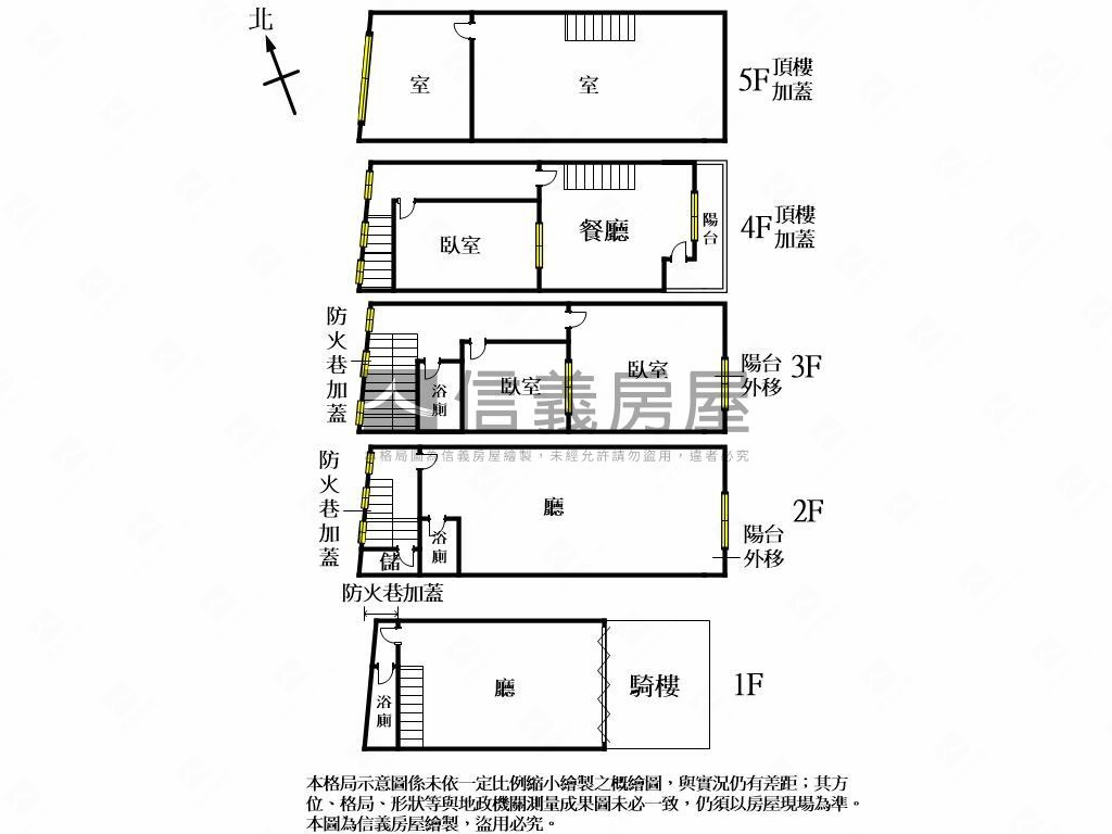 正雙十路透天店面房屋室內格局與周邊環境