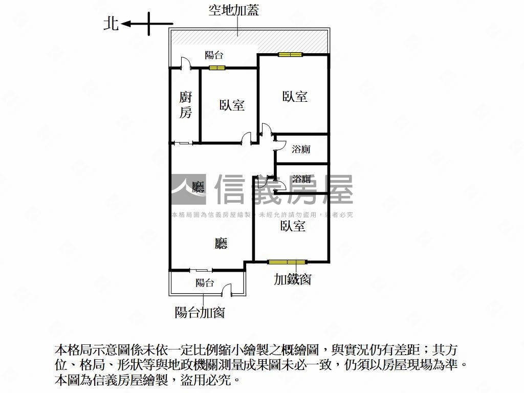 山海永恆庭院綠景三房房屋室內格局與周邊環境