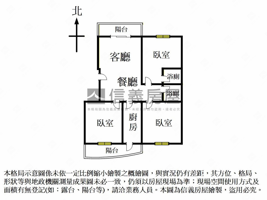 【新案】捷運幸福三房車位房屋室內格局與周邊環境