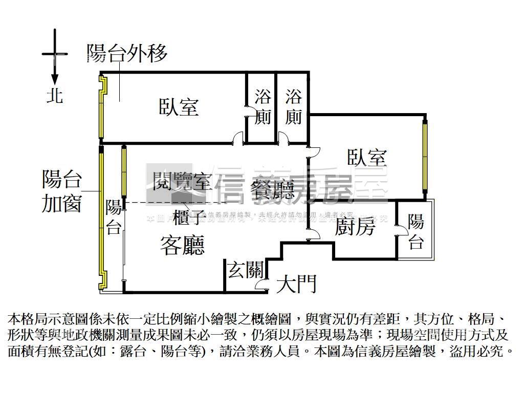 ⭐忠孝新生．享美景２＋１房屋室內格局與周邊環境
