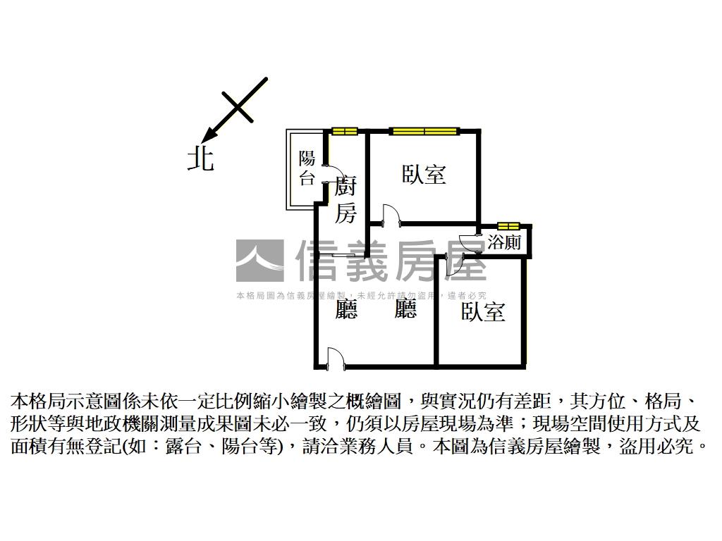 專任台北京城高樓兩房車位房屋室內格局與周邊環境