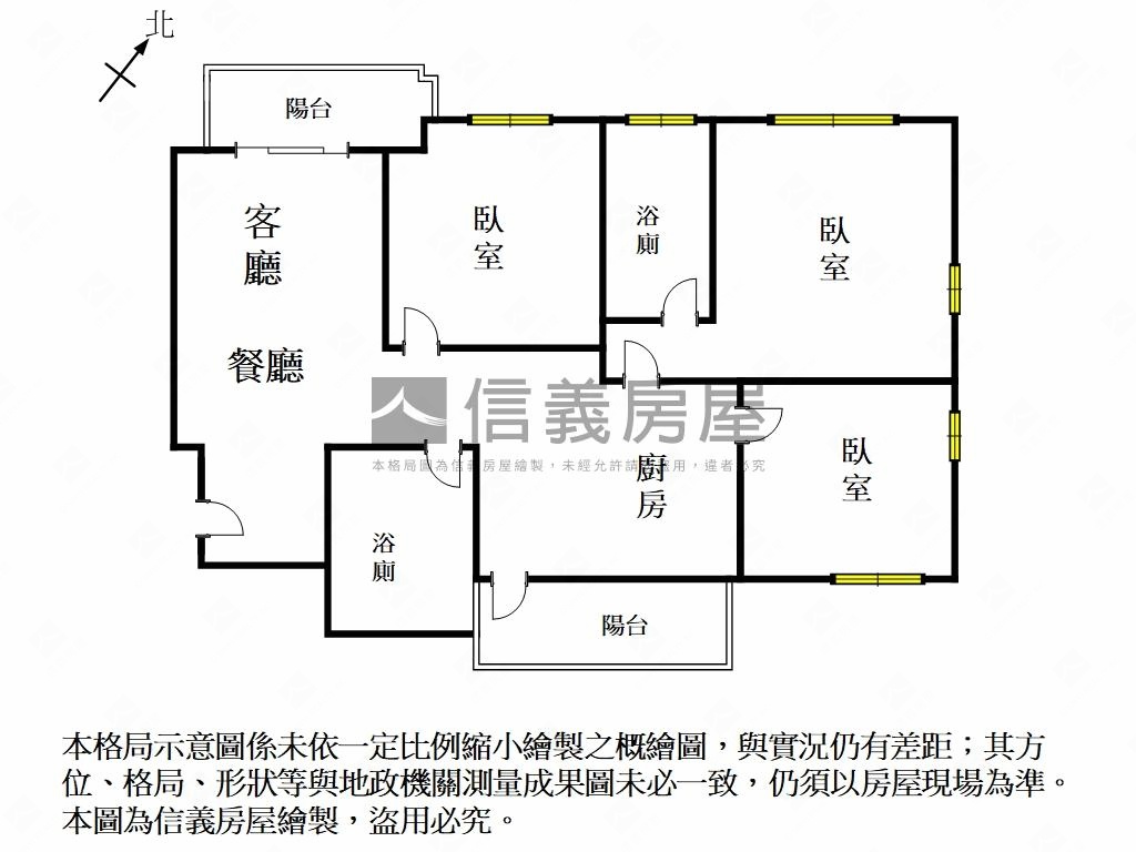 九份子台邦三房平車房屋室內格局與周邊環境