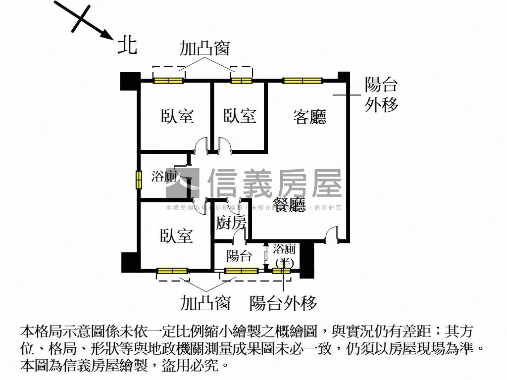 公園美景３房車位房屋室內格局與周邊環境