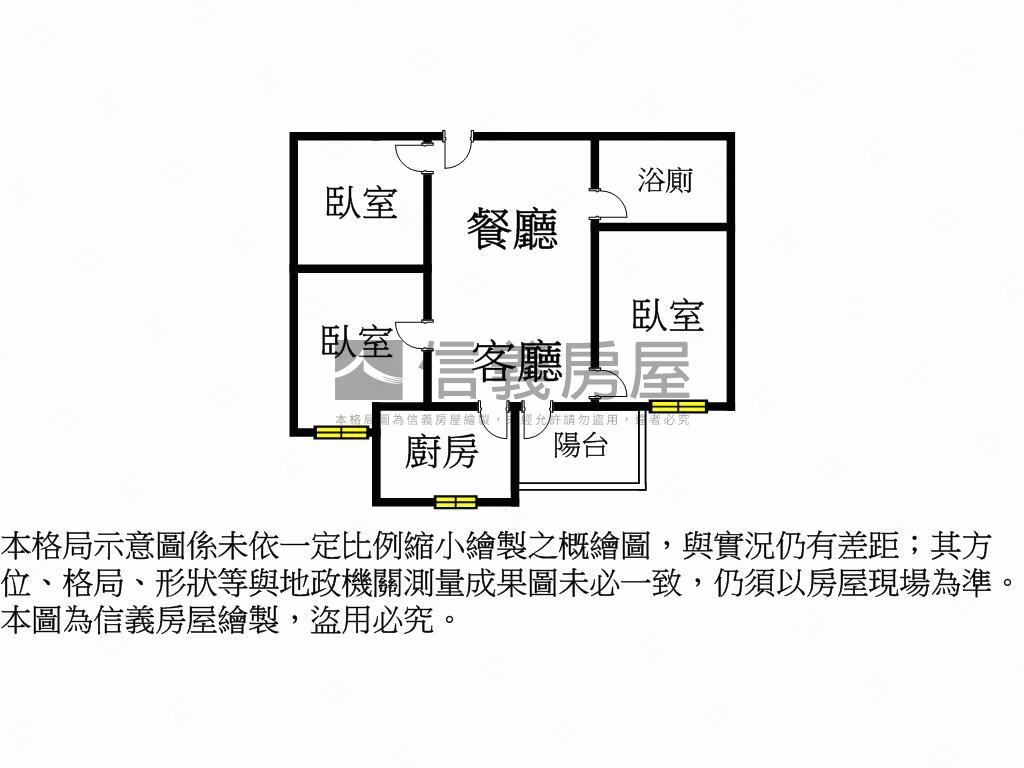 聯上康橋面中庭三房平車房屋室內格局與周邊環境