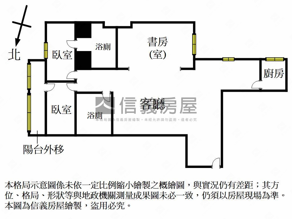 未來捷運黃線２＋１房屋室內格局與周邊環境