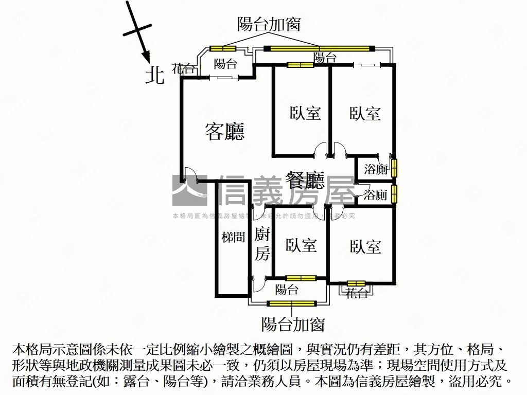 圓山芳鄰四房平面車位房屋室內格局與周邊環境