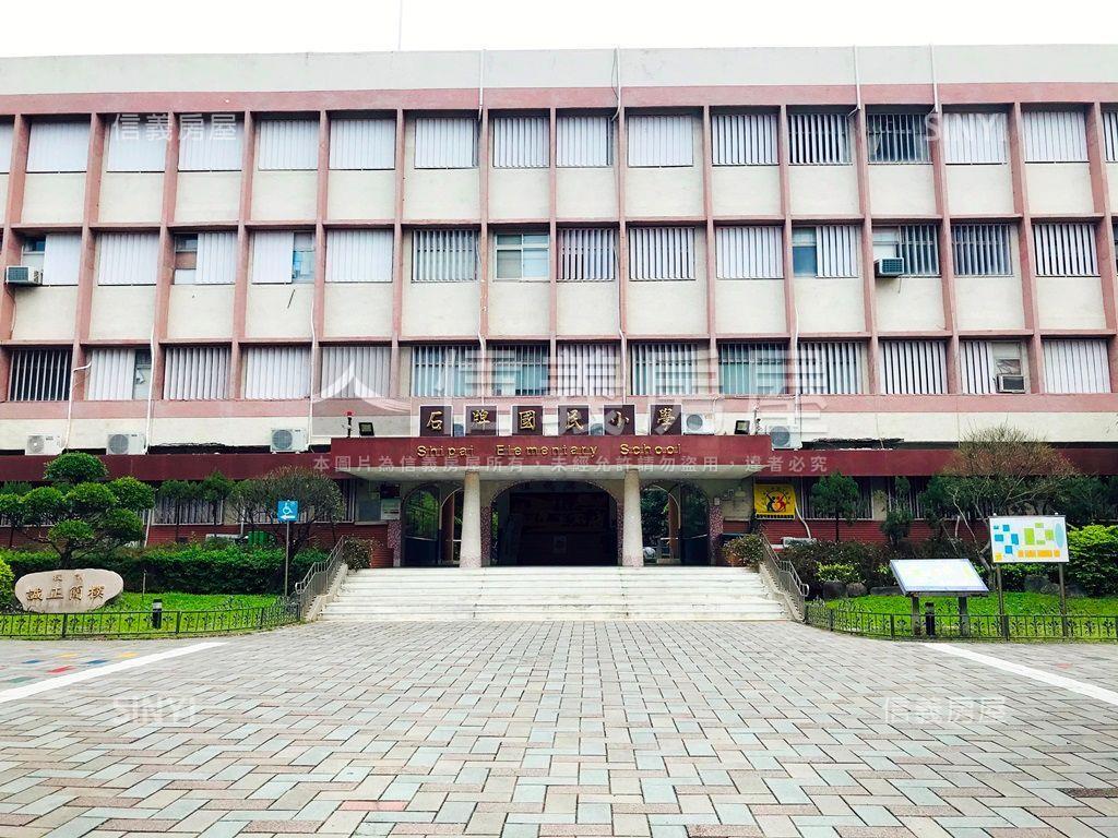 石牌四採方正學區宅房屋室內格局與周邊環境
