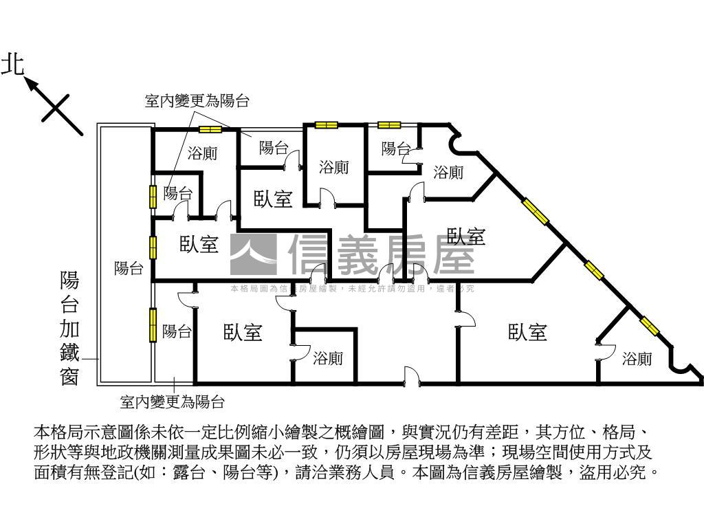 兩大路口正角間視野戶五套房屋室內格局與周邊環境