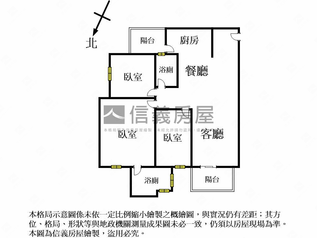 協勝詠心質感三房房屋室內格局與周邊環境
