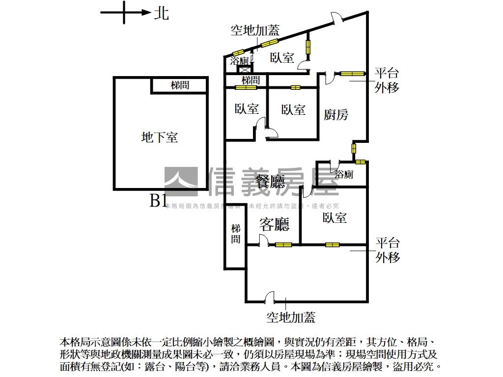 久康街一樓大空間房屋室內格局與周邊環境