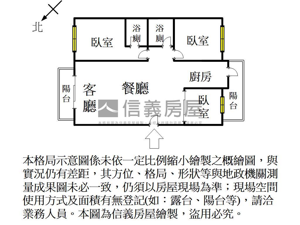 近高鐵稀有採光三房平車房屋室內格局與周邊環境