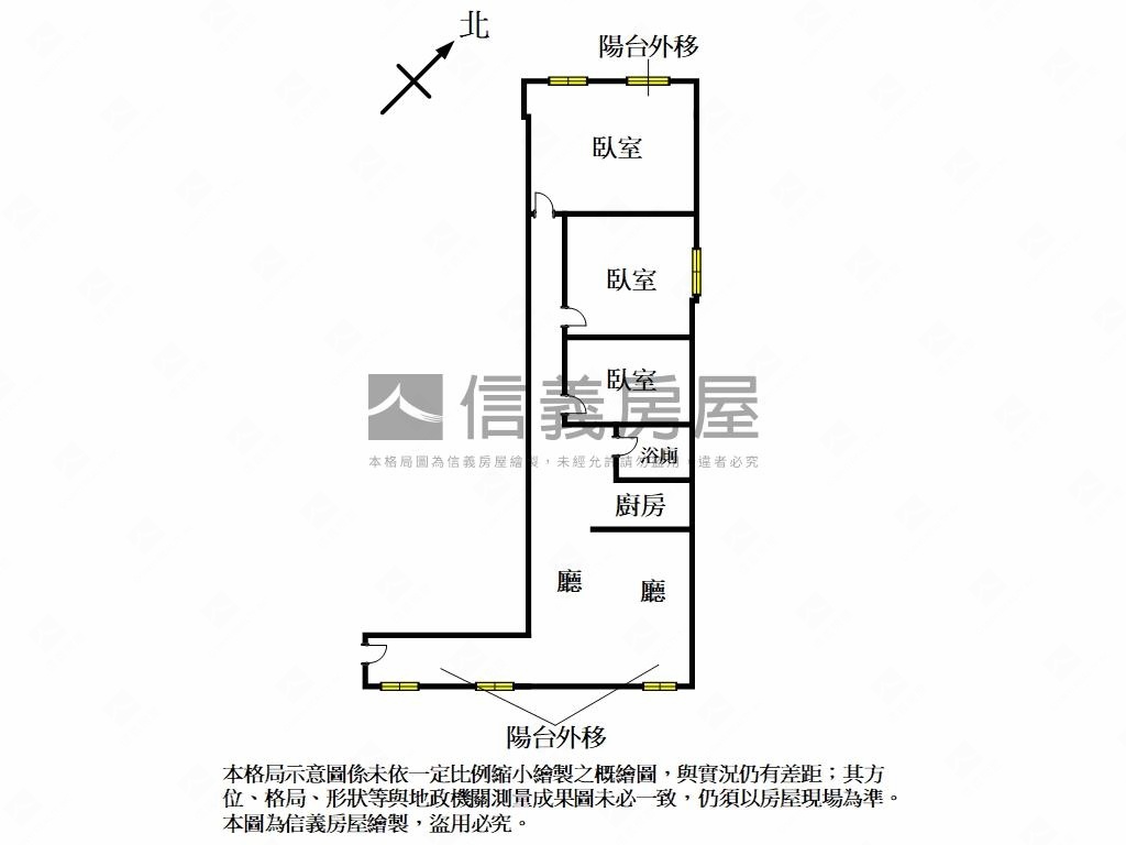 『重陽花園新城』三房房屋室內格局與周邊環境
