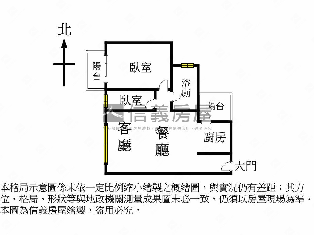 順天豐華兩房附平面車位房屋室內格局與周邊環境