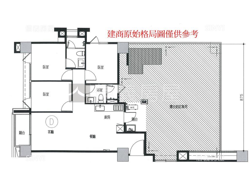 單元二未住高樓露台雙平車房屋室內格局與周邊環境