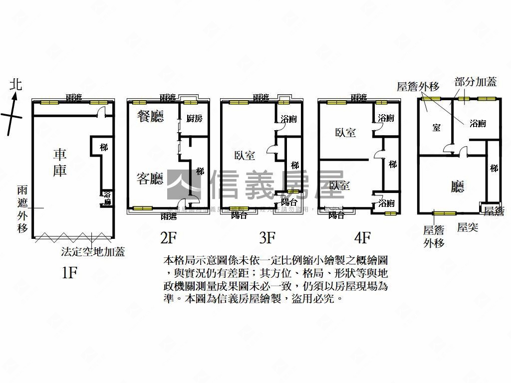 面寬約五米～稀有市府美墅房屋室內格局與周邊環境