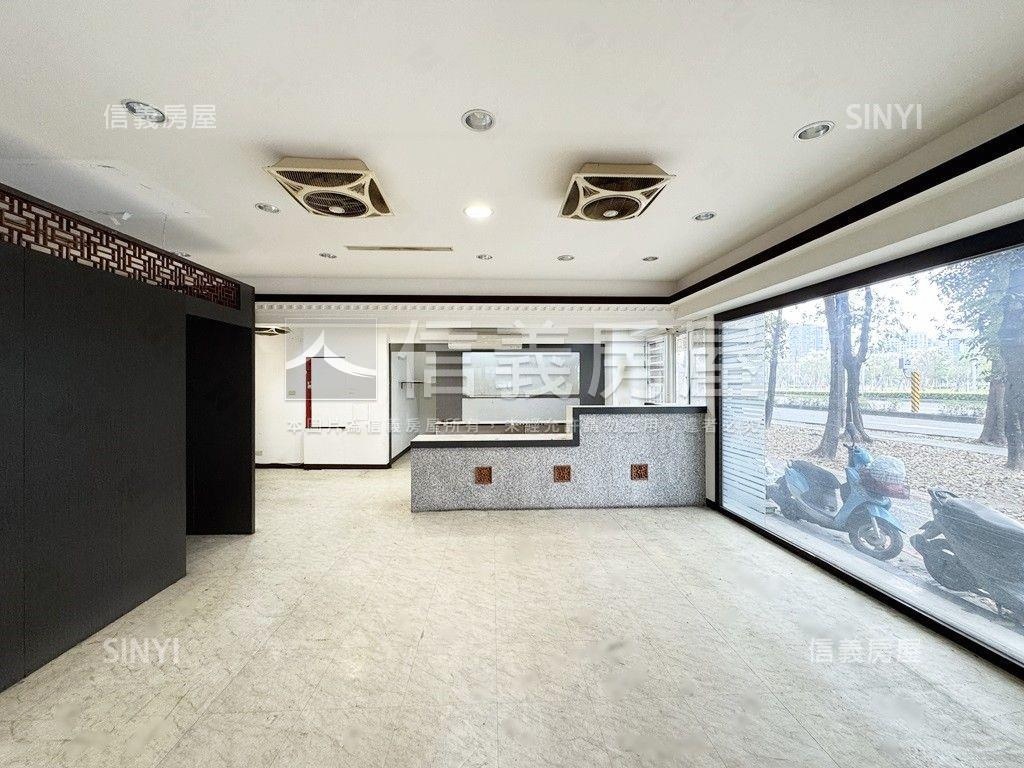 近美術館．大面寬角窗店面房屋室內格局與周邊環境