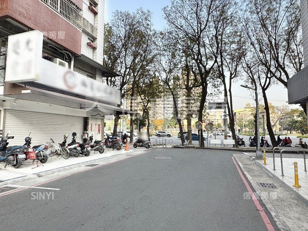近美術館．大面寬角窗店面房屋室內格局與周邊環境