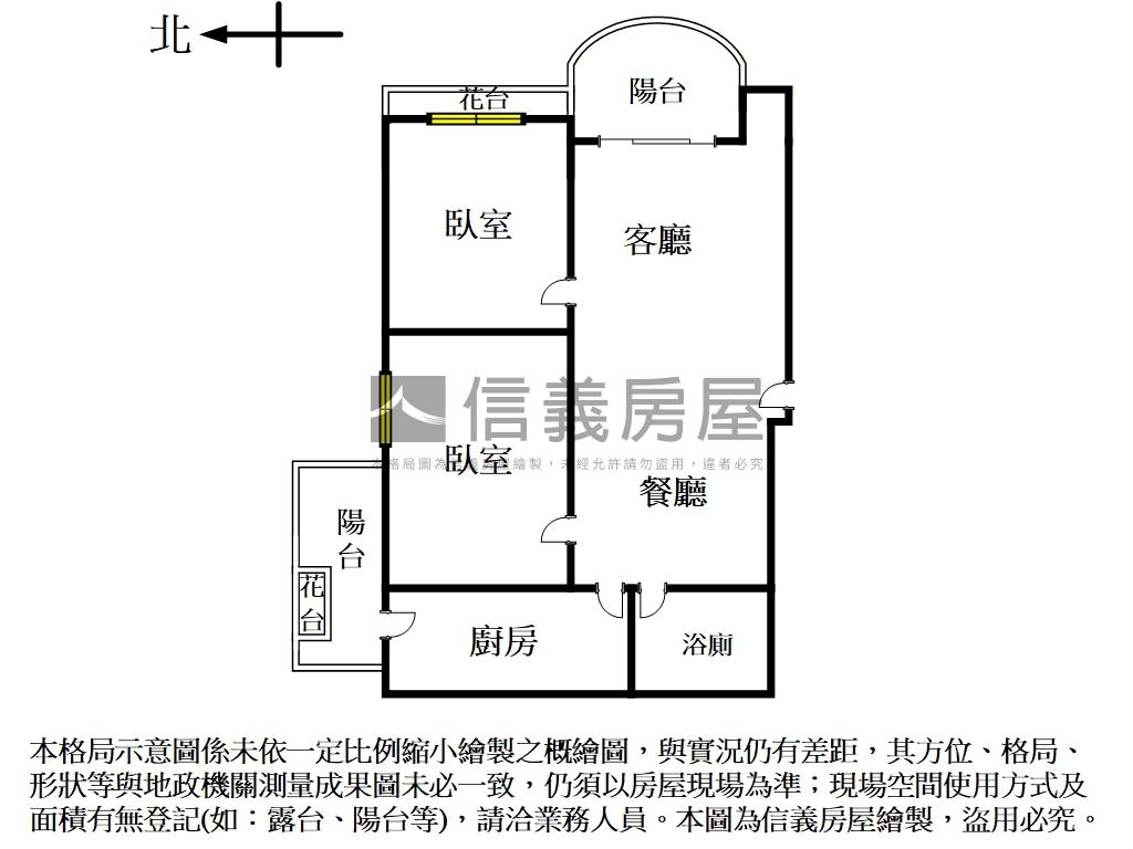 新光河堤景觀賞房屋室內格局與周邊環境