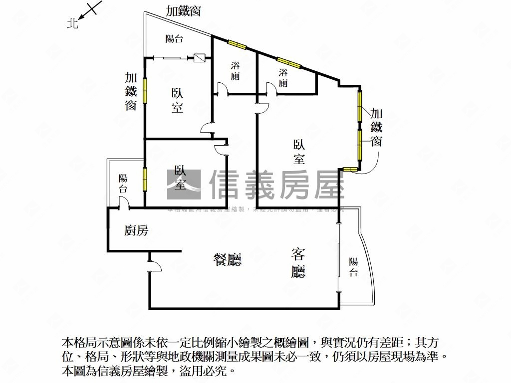 ㊝崇明居★高層景三房平車房屋室內格局與周邊環境