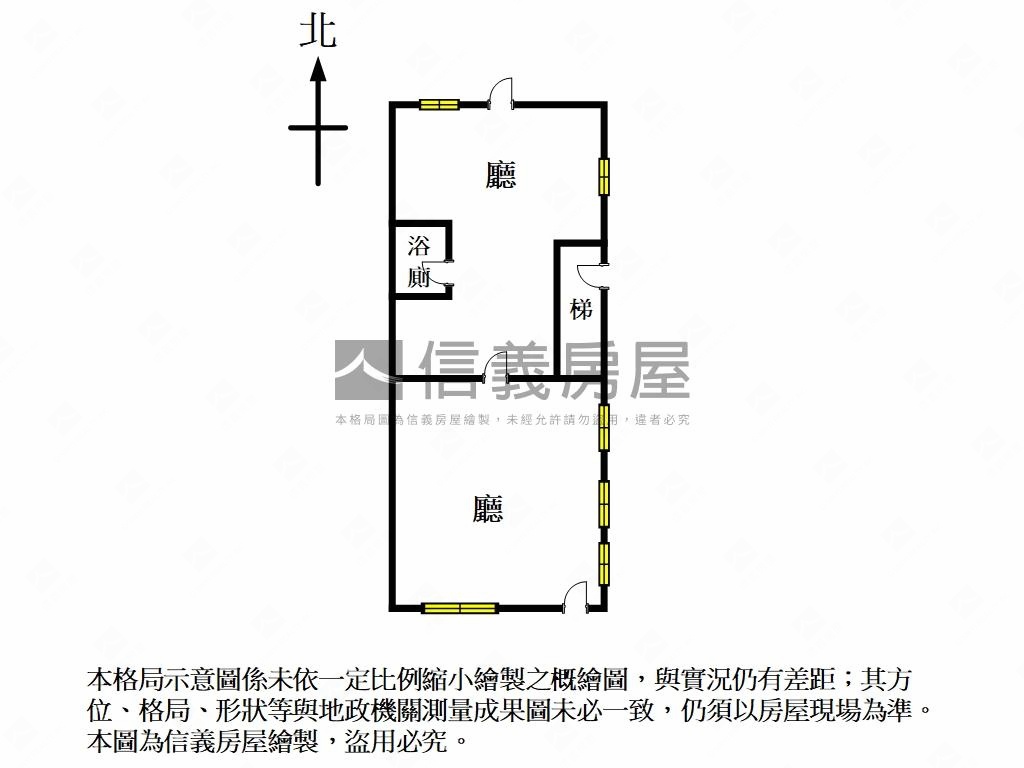 中山北雙數巷邊間黃金店面房屋室內格局與周邊環境