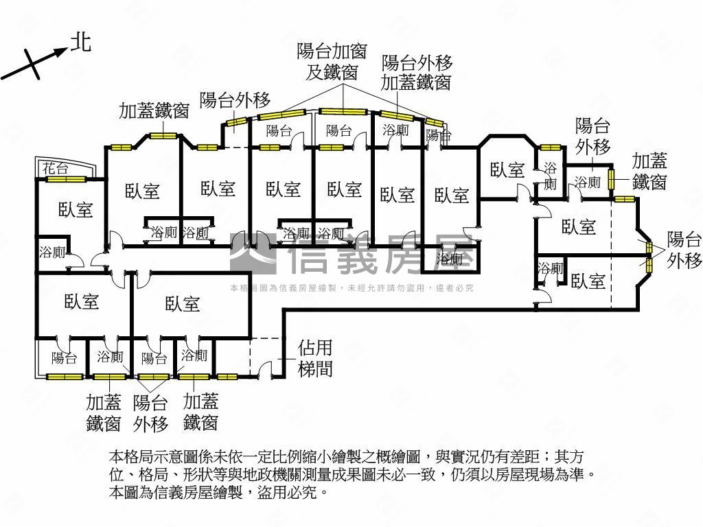 一中街１２間套房收租聖品房屋室內格局與周邊環境