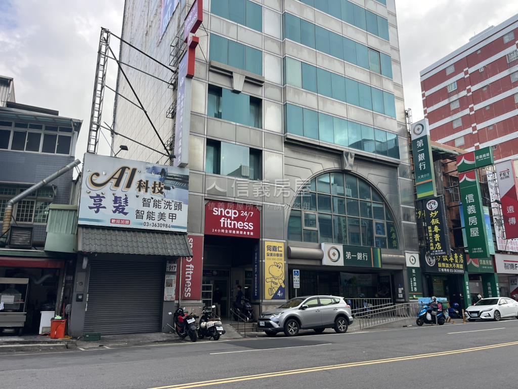 八德區第一銀行Ｂ１商辦房屋室內格局與周邊環境