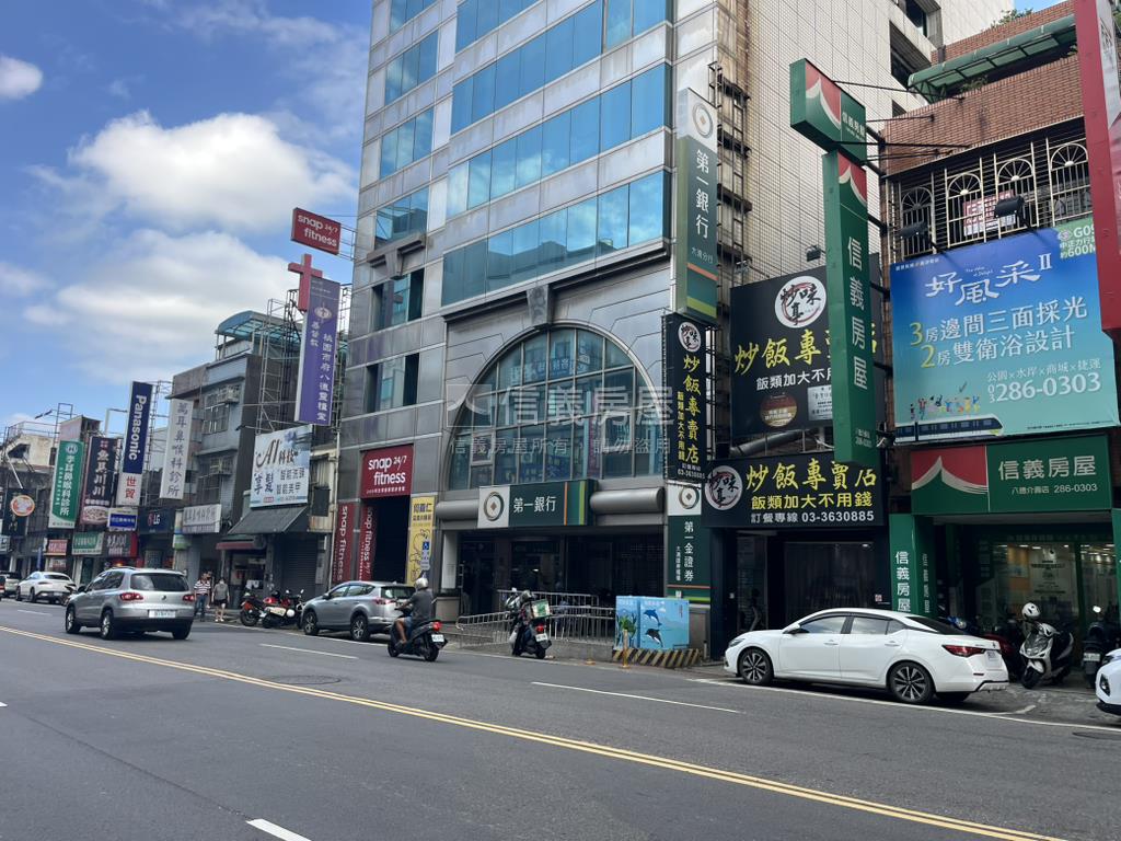 八德區第一銀行Ｂ１商辦房屋室內格局與周邊環境