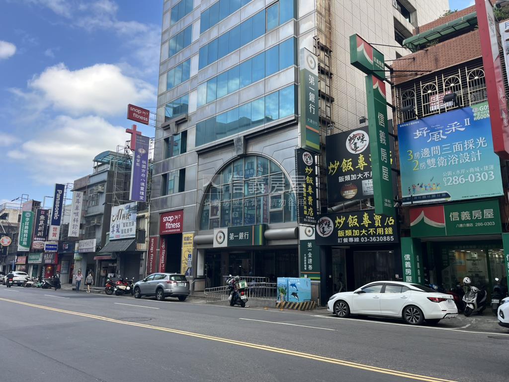 八德區第一銀行Ｂ１商辦房屋室內格局與周邊環境