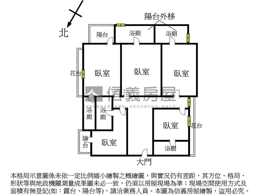 興大黃金收租五套房房屋室內格局與周邊環境