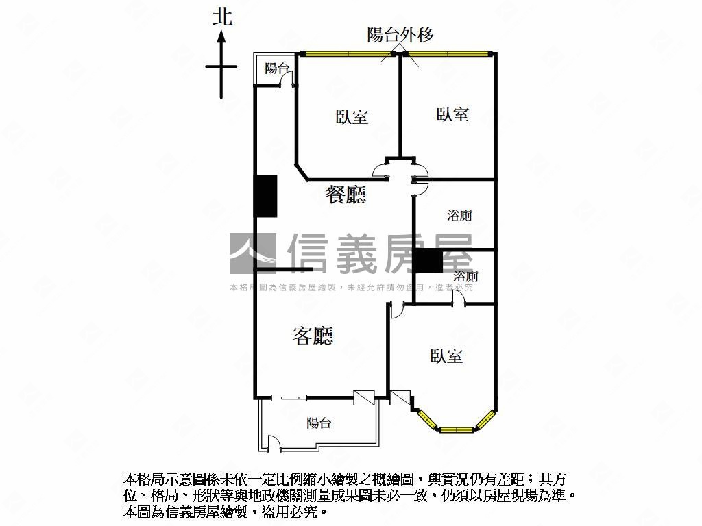 富國商圈近捷運三房景觀宅房屋室內格局與周邊環境