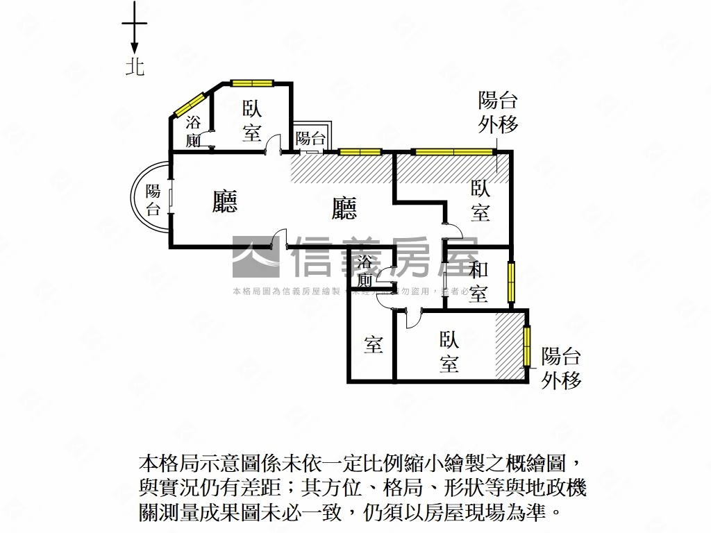 新市市心美居房屋室內格局與周邊環境