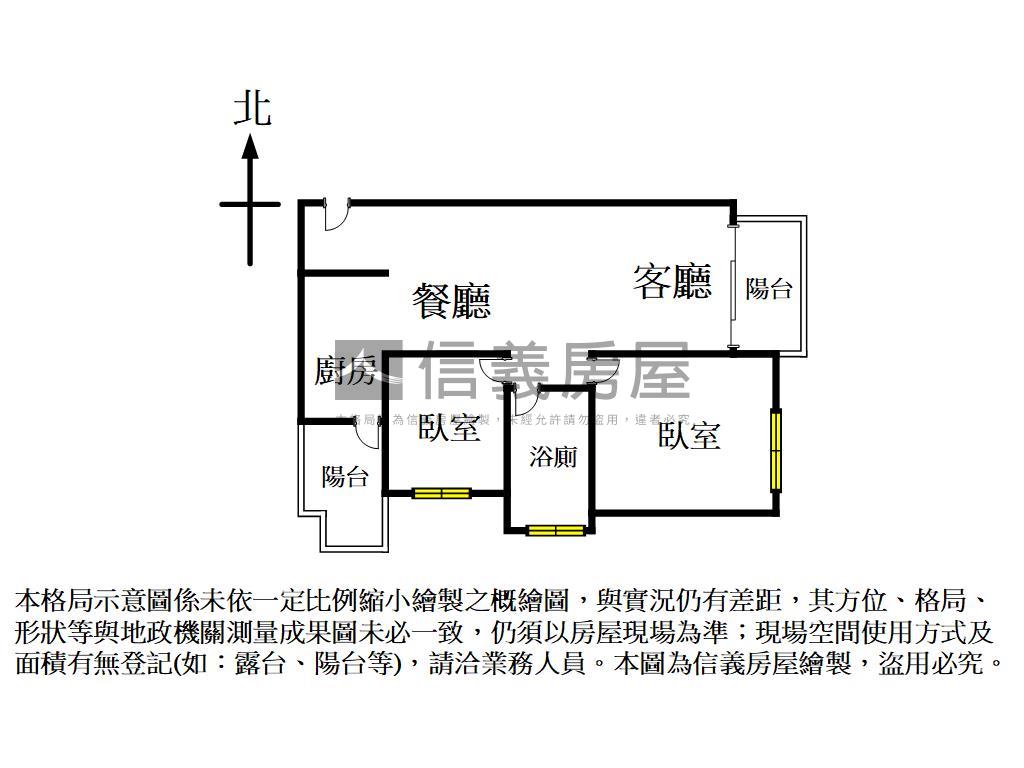 協勝知心兩房平車房屋室內格局與周邊環境
